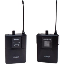 HypAirs Magicvoice MV-19602 Uhf Kablosuz Kamera Uyumlu Bluetooth Ikili Mikrofon Set