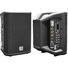 HypAirs Shile PM-8AU 120W Rms 8" Şarjlı Taşınabilir Aktif Kabin Hoparlör Dsp, Tws, Bluetooth, Mp3 Destekli