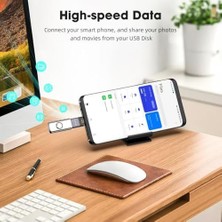 Aydenstore Type C To Usb3.2 Çevirici Dönüştürücü Otg 10GBPS 60W Ultra Hızlı Şarj ve Veri Aktarımı Otgdm