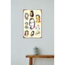 Aydenstore Türk Sineması Efsaneleri Retro DRTR0077 Ahşap Mdf Tablo