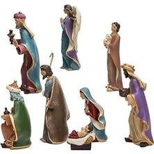 Aydenstore Kurt S. Adler Resin Bibloları, 16 Cm, 8 Parça Set