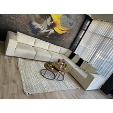 Erduran Mobilya Angelo Xl Sırt Minderli Köşe Koltuk Takımı