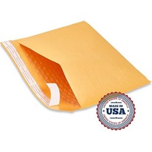 Aydenstore #5 Kabarcık Postalar 25 x 40 cm Kargo Dolgulu Zarflar Kendinden Yapışkanlı Su Geçirmez Yastıklı Posta 10'lu Paket, Altın (KBMVR_10,5 x 16-10)