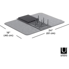 Aydenstore Udry Peg Bulaşıklık, Mikrofiber Bulaşıklık, Katlanabilir ve Yer Tasarruflu Bulaşık Kurutma Çözümü,, 61 x 46 cm