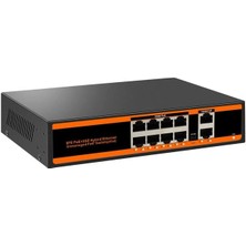 HypAirs PM-25011 8 Port Gigabit Poe Switch