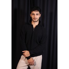 Merinsmoda Atlas Selanik Kazak Yarım Fermuar – Premıum