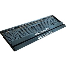 Emir Garage Uzun Plakalık 2 Adet Takım Borusan Uzun Model Araç Çift Plakalık  Uyumlu