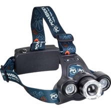 İntora 10 W Şarjlı Metal Yağmur Suyu Geçirmez Kafa Lambası - Feneri