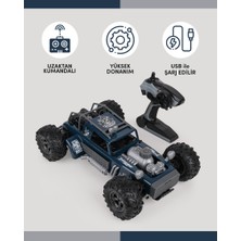 Let's Be Child 2.4 Ghz Yüksek Hızlı Truck Araba 4 Ch USB Şarjlı Lacivert