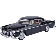 Aydenstore 1955 Chrysler C300 1:24 Model Araba Siyah Çocuklar ve Yetişkinler Için Hediye Die-Cast