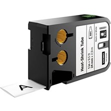 Aydenstore Xtl, Isıyla Küçülen Etiket (24 mm x 2.7 Mt), Beyaz/siyah - 1868811