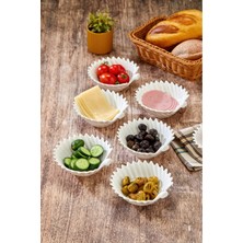 Cooker 6'lı Istiridye Porselen Kahvaltılık Seti CKR3626