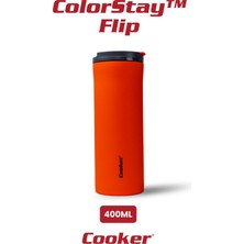 Cooker Colorstay Flip 400 ml Paslanmaz Çelik Bardak Termos CKR2041