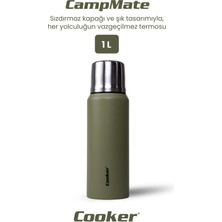 Cooker Campmate 1 Litre Paslanmaz Çelik Termos CKR2081