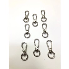 Orhan Çanta Gümüş Gemici Anahtarlık Halkası 1 Adet -HLK-1002