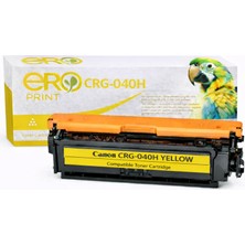 Ero Print 040HY / Canon i-SENSYS LBP-710Cx Çipli Sarı Muadil Toner