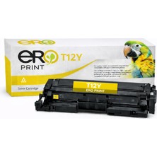 Ero Print T12Y / Canon i-SENSYS XC1333P Çipli Sarı Muadil Toner