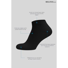Belyy Socks 10 Lu Ekonomik Paket Siyah Renk Patik Çorap