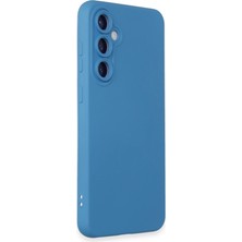 Pazarcan Samsung Galaxy S24 Kılıf Nano Içi Kadife Silikon - Mavi