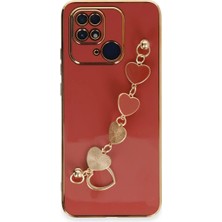 Pazarcan Redmi 10C Kılıf Esila Silikon - Kırmızı