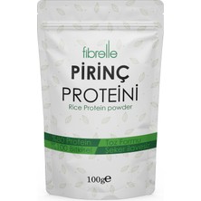 Fibrelle Pirinç Proteini Tozu 100 gr Yüksek Protein Oranı