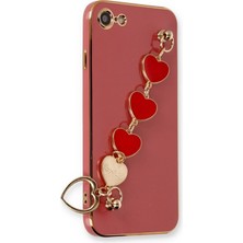 iPhone 7 Kılıf Esila Silikon - Kırmızı KAYALI27-Y7898UKY