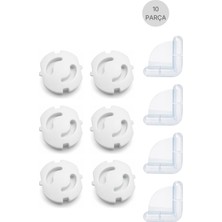 Ketbox Çocuk Güvenlik Seti 10 Parça | Köşe Koruyucu ve Priz Koruyucu Seti