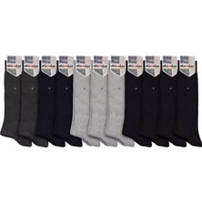 Dündar 12 Çift Pamuklu Erkek Soket Çorap