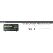 Atak ANK442T Eko Reverb USB Trafolu 2X450 Watt Power Mikser Anfi
