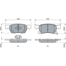 SANGSIN Sangsın SP4239 - Ön Fren Balata Opel Astra K 15-