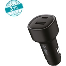 Ttec 2CKP02S Smartcharger Duo Pd 48W Araç Hızlı Şarj Aleti Usb-C + Usb-A