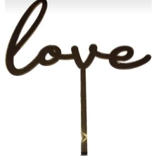 Güven Love Pasta Süsü Çubuk Pleksi
