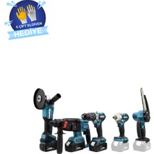 Brotech Dawreek Chelikbei Beşli Set MK350 (Budama Testeresi 10MM Ç.mandren+S.sıkma+Ş.spral+Ş.hilti)