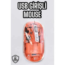 Sessiz Kablosuz USB Girişli Mouse Fare Yüksek Performanslı ( Lisinya )