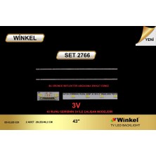 Winkel Tv LED Bar -2766 2 Li ÇUBUK-UE43NU7100U-UE43NU7400UHG43EJ690UB-ELED-329