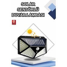 Bahçe Lambası Bahçe Aydınlatma Sensörlü Suya Dayanıklı 100 LED ( Lisinya )