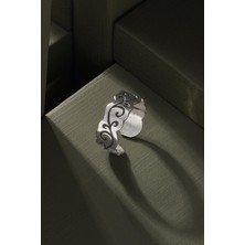 Sarmaşık Model Ayarlanabilir Gümüş Yüzük 23