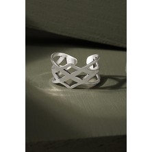 Sonsuzluk Model Ayarlanabilir Gümüş Yüzük 25