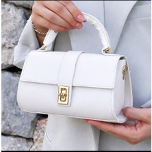 Kadın Omuz ve Kol Çapraz Çanta Beyaz