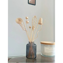 10LU Oda Kokusu Çubuğu Rattan Dekoratif Koku Çubuğu