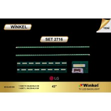 Winkel Tv LED Bar -2716 Takım 2 Li-Lg 43 V15 Art3 Fhd R L 43LX540S, 6916L2189A ,6916L2188A