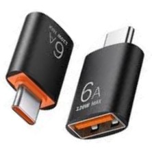 Zore Ac-59 Usb-A To Type-C Otg Adaptör (Çevirici / Dönüştürücü)- Iphone 15 ,16,17 Ipad & Android Uyumlu
