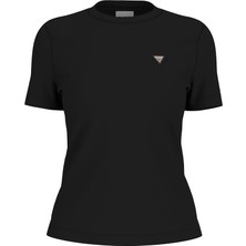 Guess Sonia Bisiklet Yaka Kısa Kollu Kadın Siyah T-Shirt V6RI17KD741-JBLK