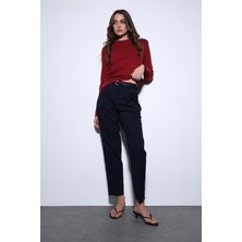 Antioch Lacivert Pensli Kadın Pantolon