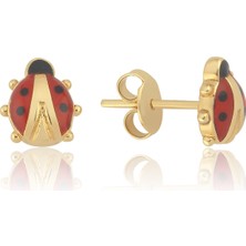 Cherry By Özkonak Uğur Böceği Çocuk Küpesi