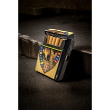 Tusah USB Şarjlı Elektronik Çakmak Taşınabilir Sigara Paketi Muhafaza Kutusu Uv Renkli Baskılık