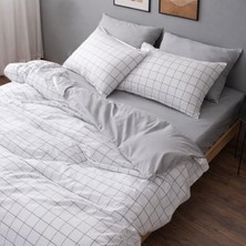Çift Kişilik Nevresim Takımı 200X220 | 4 Yastık Kılıfı | Lastikli Çarşaflı