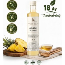 Kamber Doğal Fermantasyon Ananas Sirkesi 250 ml - Ev Yapımı
