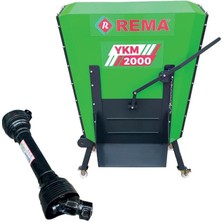 Rema YKM2000 2m³ Traktör Şaftlı Yem Karma Makinesi
