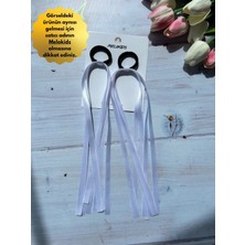 MELOKİDS 23 Nisan Dans Gösteri Bilek Tokası, Beyaz Saten